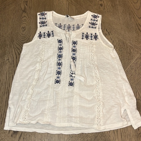 Lucky Brand Embroidered Shirt XS - Picture 3 of 6